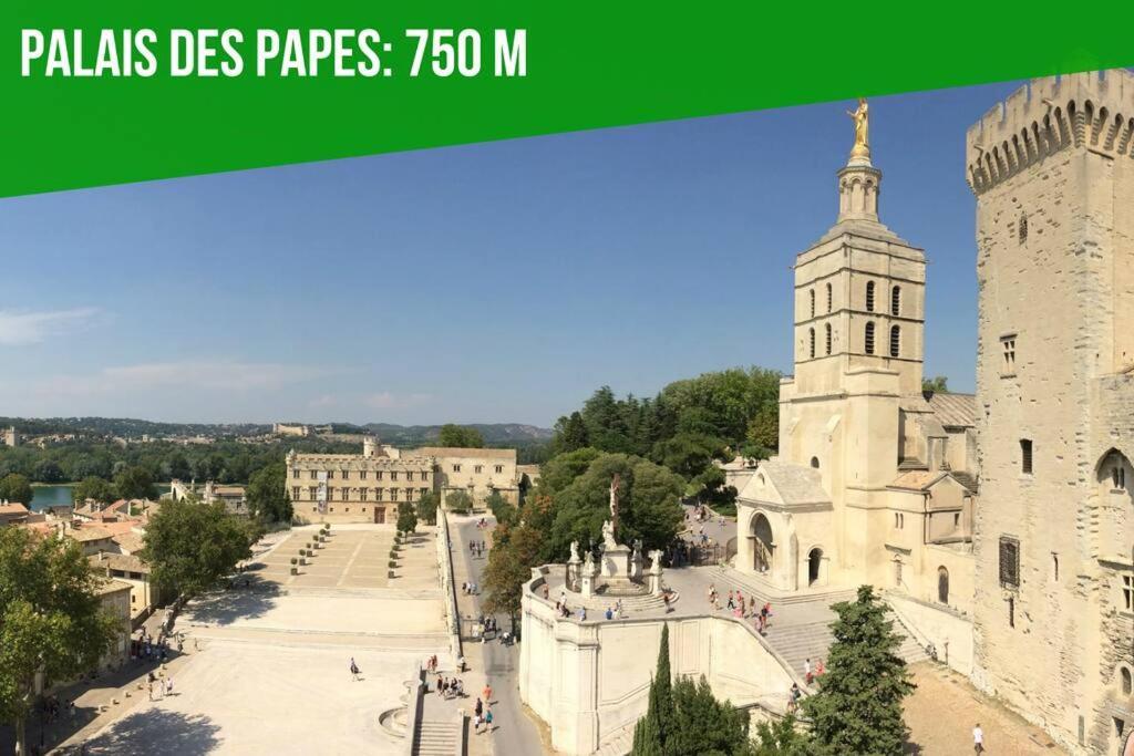 Le Loft Des Papes - 2 Terrasses - Vue Panoramique Sur La Ville - Ac Clim Αβινιόν Εξωτερικό φωτογραφία